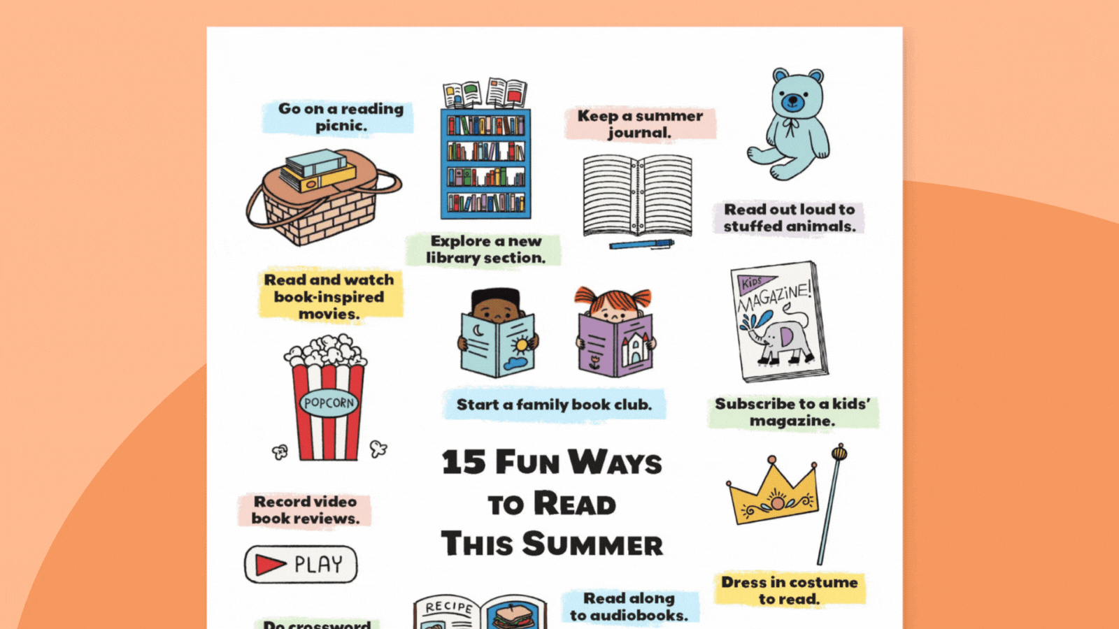 Free Printable Summer Slide Posters